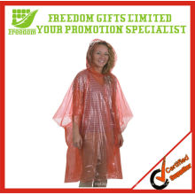 Cheapest Price Logo Printed Top Quality Clear Plastic Poncho